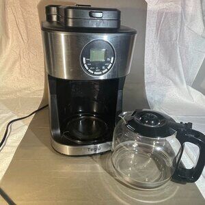 TEGLU Coffee Maker/Grinder 12 cup Grind & Brew Coffee Machine (1289)